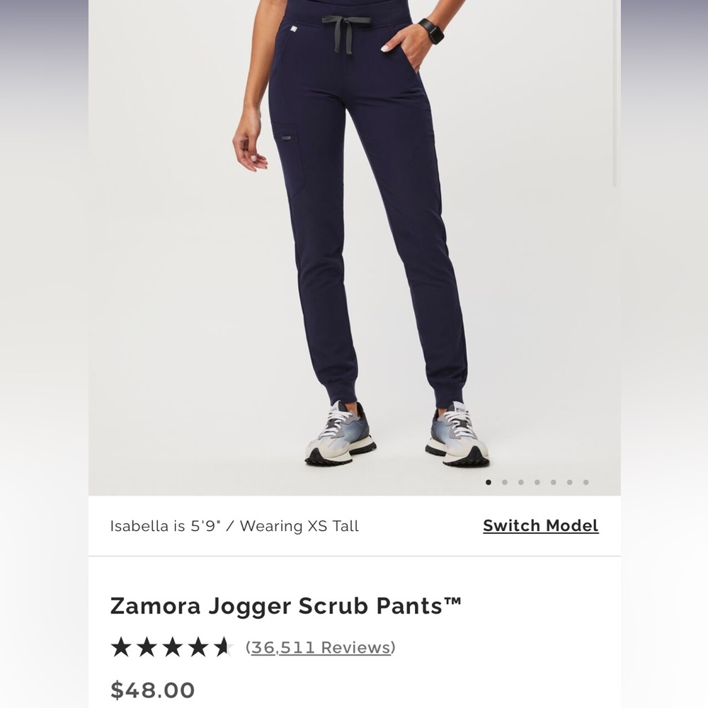 Figs Navy Jogger Pants